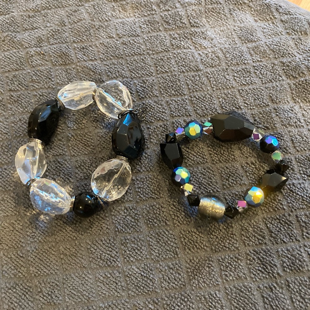 Beaded Bracelet Pair